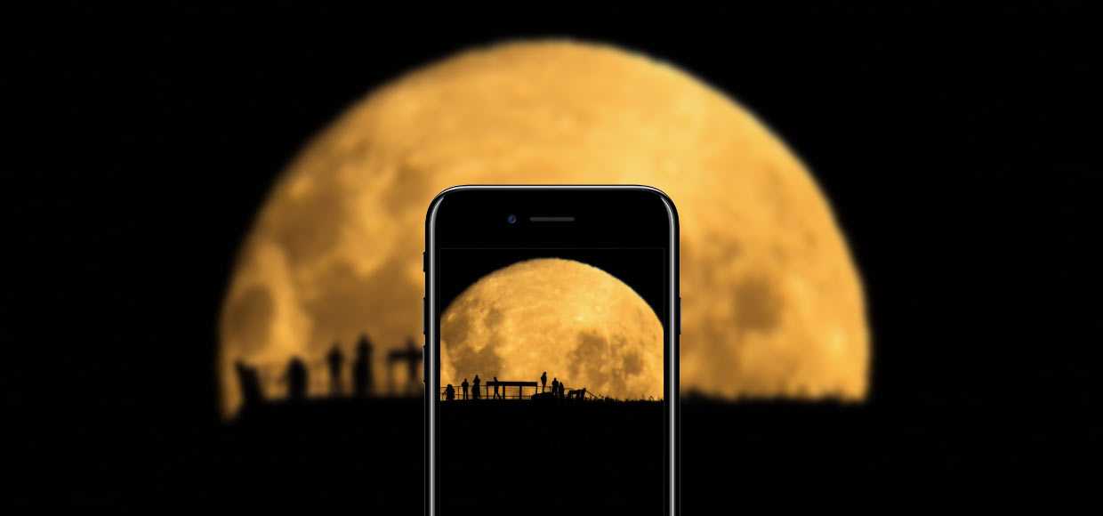 Как сфоткать луну на телефон андроид? - блог про компьютеры и их настройку