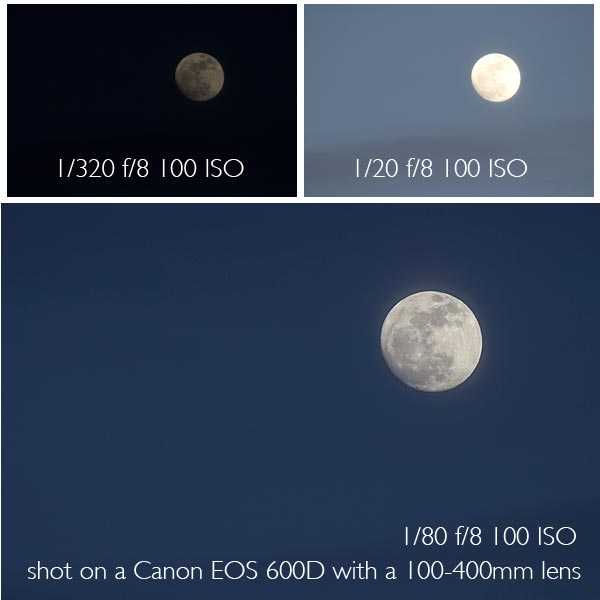 Ночная съемка: как правильно фотографировать луну