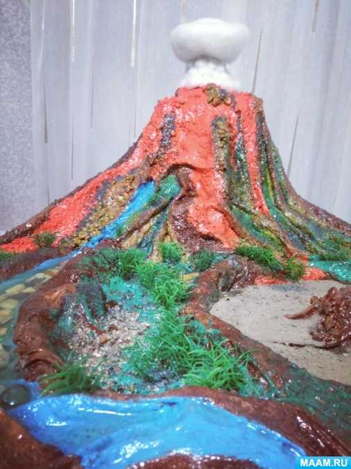 Опыт вулкан в домашних условиях для детей