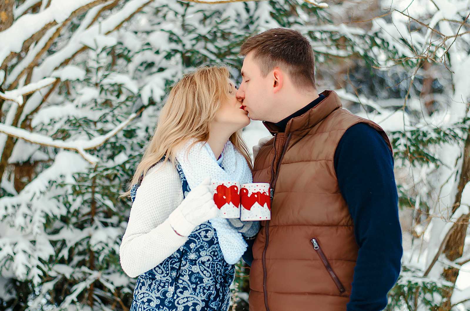 10 идей и 5 советов для зимней фотосессии love story