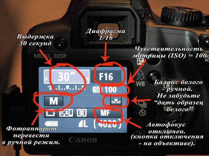 Как настроить фотоаппарат в ручном режиме