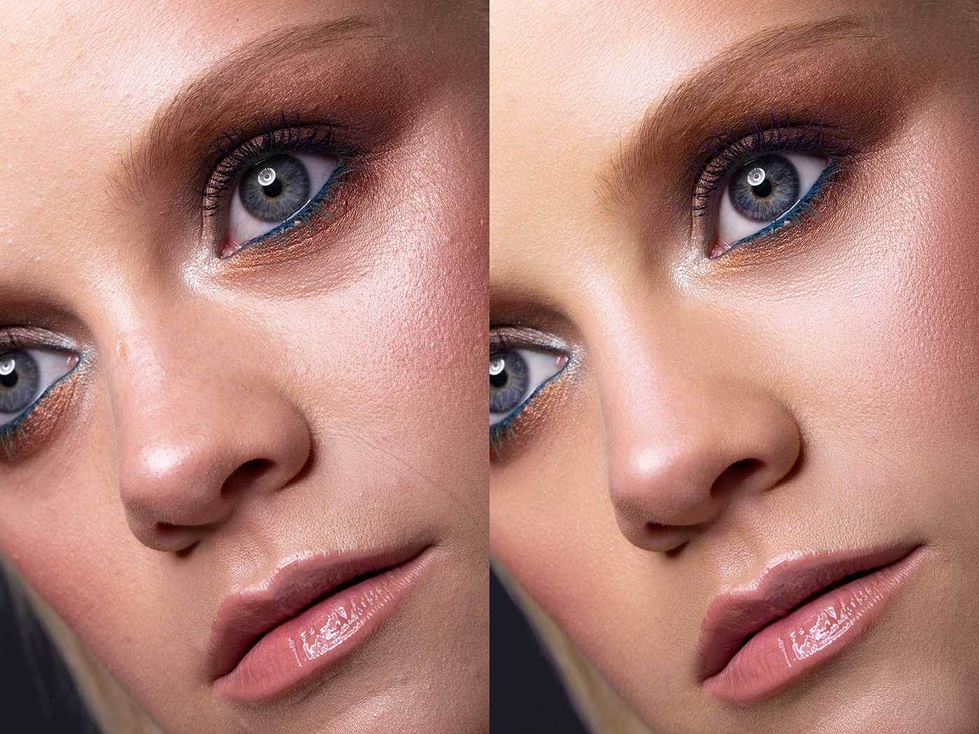 Профессиональная ретушь лица в фотошопе - как создать сайт