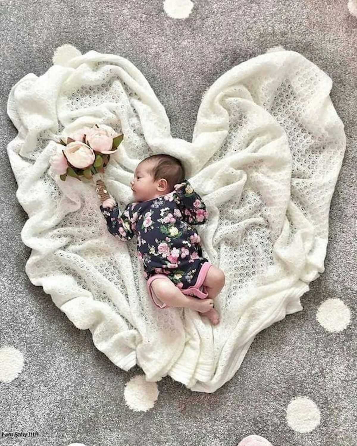 фото с малышом новорожденным идеи для дома